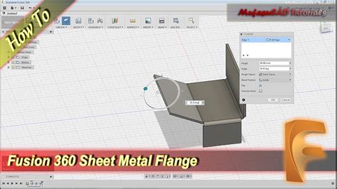 360 sheet metal products|fusion 360 flange sheet metal.